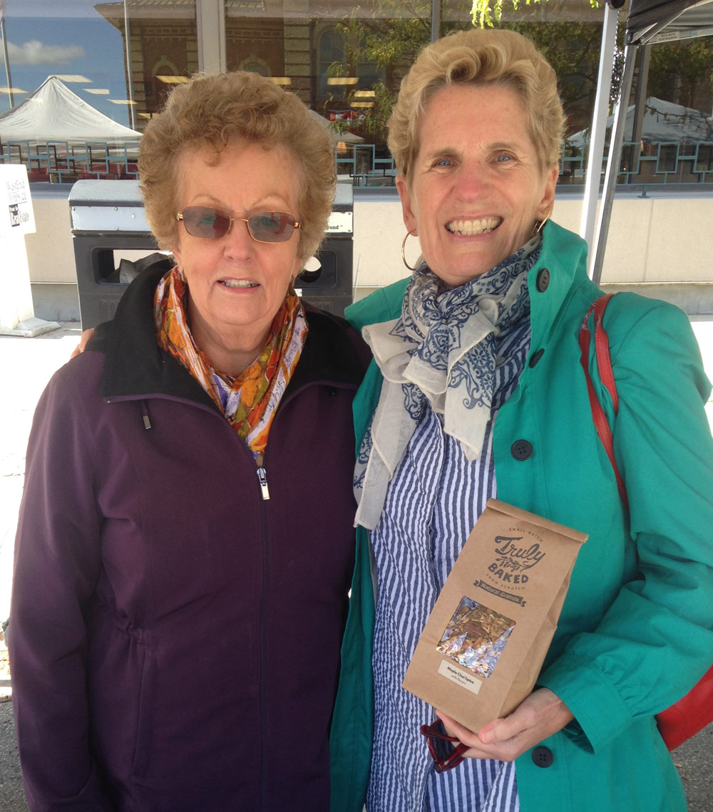 Kathleen Wynne purchasing truly baked maple chai